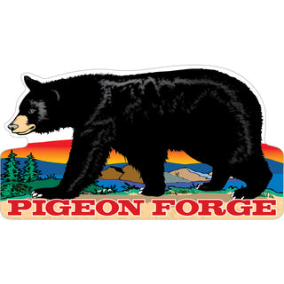 OK4 Pigeon Forge Walking Bear Sticker