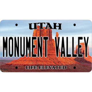 OK4 Monument Valley Life Elevated License Plate Sticker