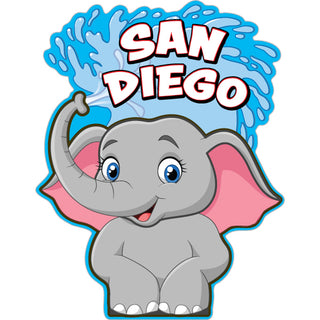 San Diego   Baby Elephant Sticker