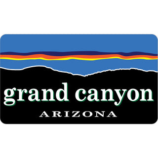 OK4 Grand Canyon AZ Stylized Sunset (00872) Sticker
