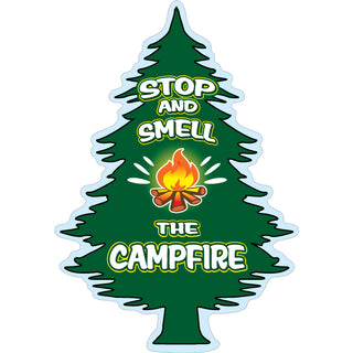 Novelty   Stop and Smell The Campfire Tree Sticker