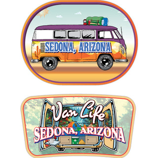 Sedona  Arizona   2 UP Desert Bus & Van Life Sticker