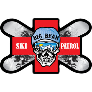 Big Bear Ski Patrol Skull Sticker
