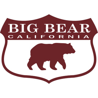 Big Bear Wide Shield with Bear Sticker