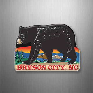 Bryson City  NC   Walking Bear 3D Magnet