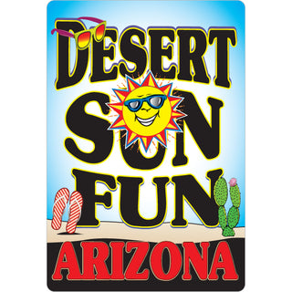 Arizona Desert Sun Fun Sticker