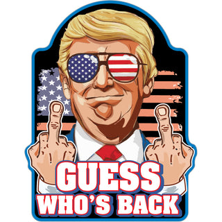 Novelty   Trump Guess Who's Back Sticker