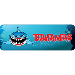 Bahamas Shark Front View Sticker