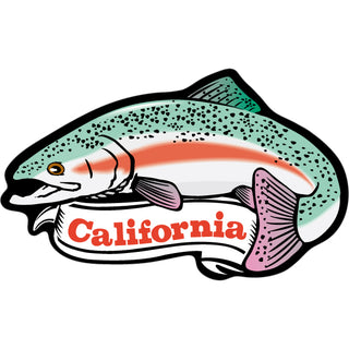 California Trout Banner Sticker
