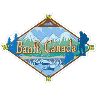 Banff Canada The Mountains are Colling Sticker