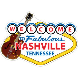 Nashville Welcome Sign mini Sticker