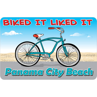 OK3 Panama City Beach Biked It Liked It Rectangle Sticker