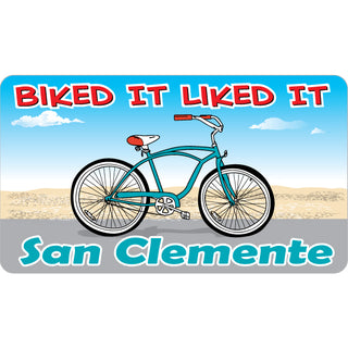 San Clemente   Biked it Liked It Sticker