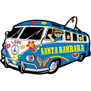 OK4 Santa Barbara Peace Bus (00519) Sticker
