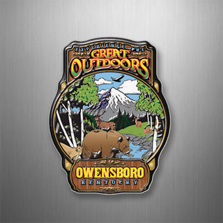 Owensboro  KY   Great Outdoors Spring 3D Magnet