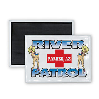 Parker  AZ River Patrol (01109) Rectangle Badge Magnet