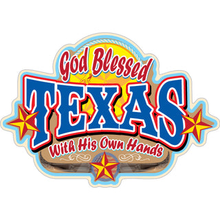 Texas   Own Two Hands Sticker
