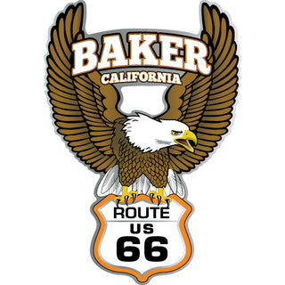 Flying Eagle Shield   Baker  CA Flying Eagle Shield Sticker