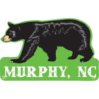 Murphy NC Walking Bear w Green Base Sticker