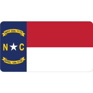 North Carolina State Flag Sticker