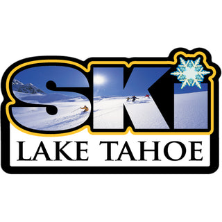 Lake Tahoe   Ski Photo Sticker