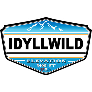 OK4 Idyllwild Blue Shield Sticker
