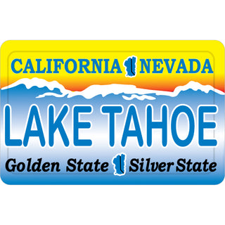 Lake Tahoe   Nevada License Plat Sticker