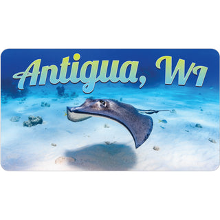 Anitgua  WI   Sting Ray Photo Sticker