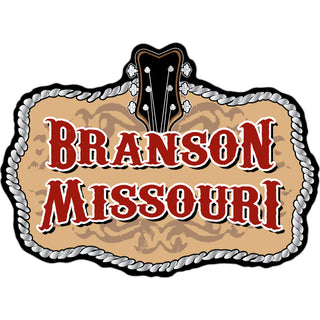 OK4 Branson Rope and Guitar Sign Sticker