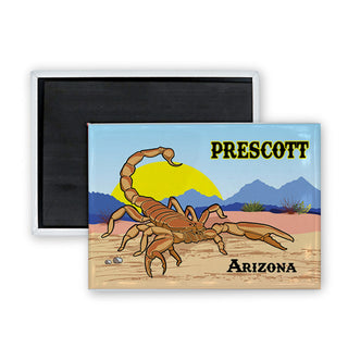 Prescott Arizona Scorpion Rectangle Badge Magnet