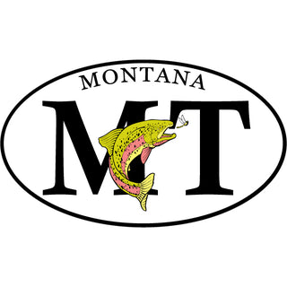 OK4 Montana MT Euro Oval (00510) Sticker