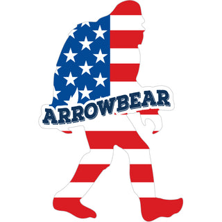 Arrowbear USA Bigfoot Sticker