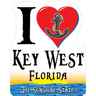 OK3 Key West I Heart Sticker