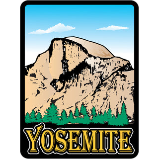 Yosemite   Half Dome Illustration Sticker