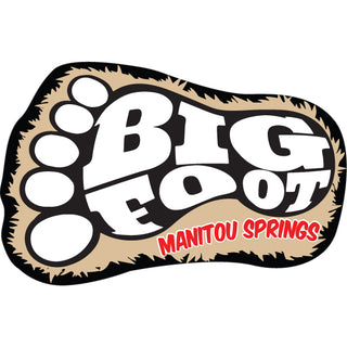 OK4 Manitou Springs Bigfoot Fat Footprint Sticker