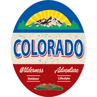 OK4 Colorado Circle USA Sticker