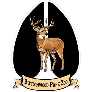 Buttonwood Park Zoo Deer Hoof Sticker
