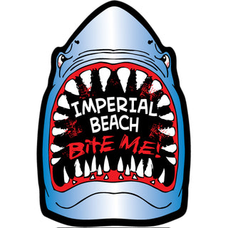 Imperial Beach   Bite Me Shark Sticker