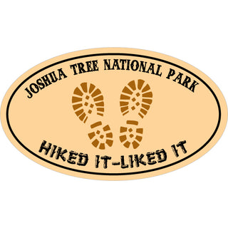 JOSHUA TREE HIKED IT LIKED IT Sticker