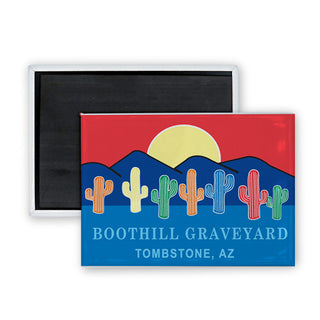 Boothill Graveyard  Tombstone  AZ Rectangle Badge Magnet