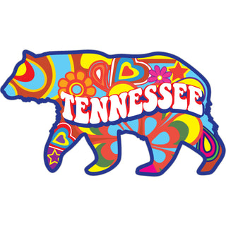 Tennessee   HIPPIE BEAR Sticker
