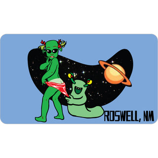 Roswell  NM   Alien Child Sticker
