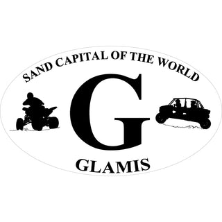Glamis   B&W G Euro Oval with ATV Sticker