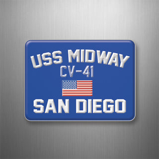 USS Midway San Diego USS Midway San Diego Plastic Magnet 3D Magnet