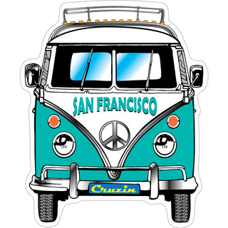 OK4 San Francisco Bus Front View Sticker