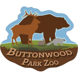 Buttonwood Park Zoo Zoo Animals Sticker