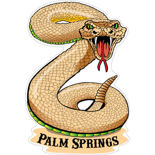 OK4 Palm Springs Rattlesnake Sticker