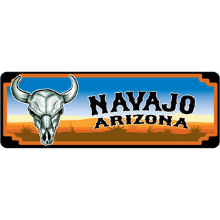 Navajo Arizona Steer Head Skull Sticker