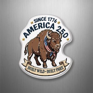 Built Wild Bison   Built Wild Bison 3D Magnet