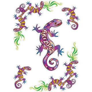 Arizona Gecko Quad Sticker